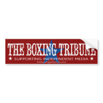 The Boxing Tribune Bumper Sticker