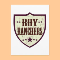 The Boy Ranchers Alter postcards