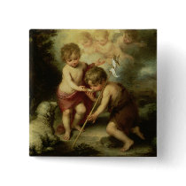 The Boys with the Shell, c.1670 Pinback Buttons