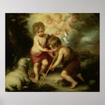 The Boys with the Shell, c.1670 Poster