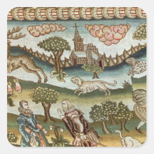 The Bradford Table Carpet Square Sticker