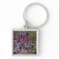 The Brandenburg Gate, Berlin, 1929 Keychain