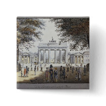 The Brandenburg Gate, Berlin Pinback Button