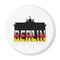 The Brandenburg Gate in Berlin (Germany) Fridge Magnets
