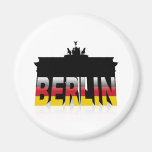The Brandenburg Gate in Berlin (Germany) Fridge Magnets