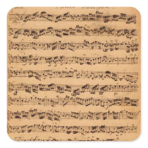 The Brandenburger Concertos, No.5 D-Dur, 1721 Square Stickers