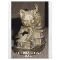 THE BRASS CAT BAR FLYER DESIGN