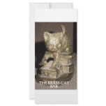 THE BRASS CAT BAR rack cards