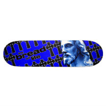 The Bread of Life Blue with Jesus Skate Boards