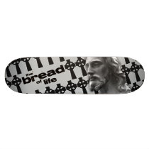 The Bread of Life Gray with Jesus skateboards