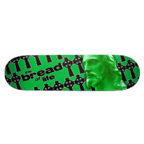 The Bread of Life Green with Jesus skateboards