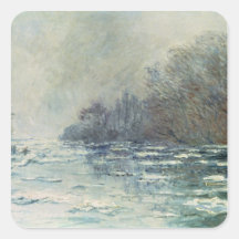 The Break up at Vetheuil, c.1883 Stickers