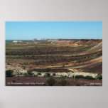 The Breakaways, Coober Pedy, Australia Poster