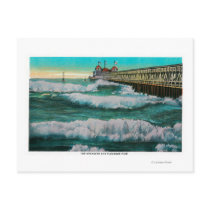 The Breakers and Pleasure PierLong Beach, CA Postcards