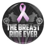 sticker The Breast Ride Ever Round Stickers