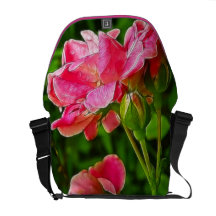 The Breathing Rose Messenger Bag