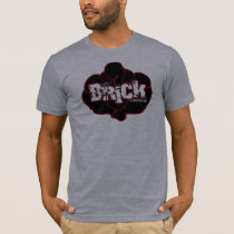 The Brick bodybuilding team tee (2-sided, light) t-shirts by PhysiQulture The Brick bodybuilding team tee (2-sided, light) t-shirts