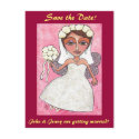 The Bridal Fairy & Roses - postcards