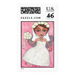 The Bridal Fairy & Roses - stamp