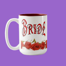 The Bride (1) One Rose Row mugs by MarkoMarko The Bride (1) One Rose Row mugs