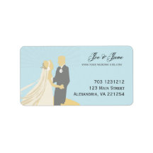 The Bride and Groom's Wedding  Dance Personalized Address Labels