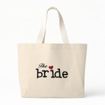 The Bride Black with Red Heart bags by weddingsareus The Bride Black with Red Heart bags