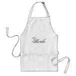 The Bride (Blk) aprons