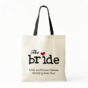 The Bride Customized Tote Bag bag