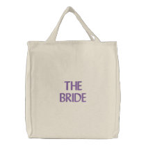 THE BRIDE embroidered bags