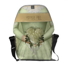 The Bride (green) Custom Courier Bag
