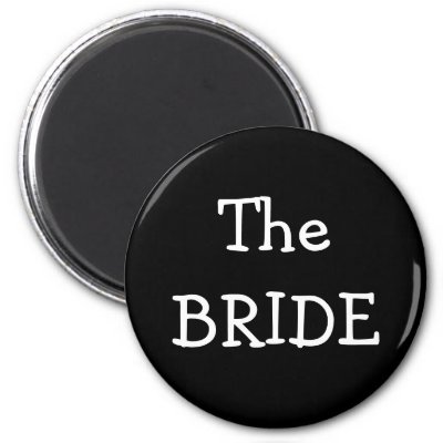 The Bride Fridge Magnet