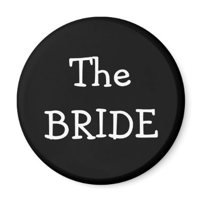 The Bride Fridge Magnet