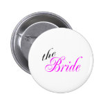 The Bride Pinback Buttons