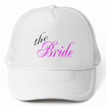 The Bride Pink and Black Trucker Hat