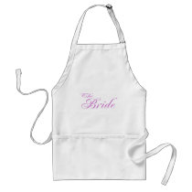 The Bride (Purple) Aprons
