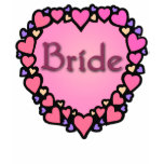 The Bride with Hearts Products t-shirts