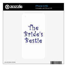 The Brides Bestie Decals For iPhone 4