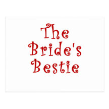 The Brides Bestie Post Cards