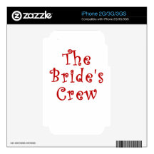 The Brides Crew iPhone 3GS Skins