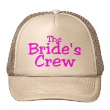 The Brides Crew (Pink) Mesh Hats