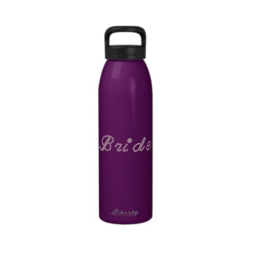 The brides water bottle