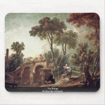 The Bridge By Boucher François Mouse Pad