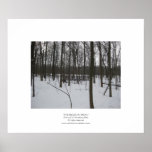 The Bridge in Snow Poster