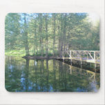 The bridge in the meadow mousepad