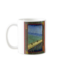 The Bridge in the Rain (after Hiroshige) Van Gogh Coffee Mugs