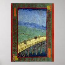 The Bridge in the Rain (after Hiroshige) Van Gogh Posters
