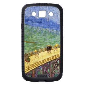 The Bridge in the Rain Vincent van Gogh fine art Galaxy SIII Cases