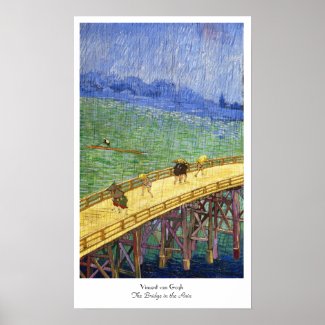The Bridge in the Rain Vincent van Gogh fine art Print