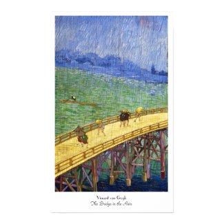 The Bridge in the Rain Vincent van Gogh fine art Print