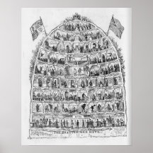 The British Beehive, 1867 Print